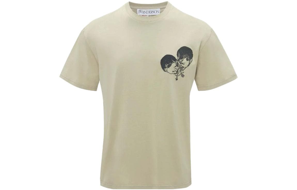 Футболка JW Anderson Embroidered T-Shirt - Pol Anglada Artwork T - изображение 1