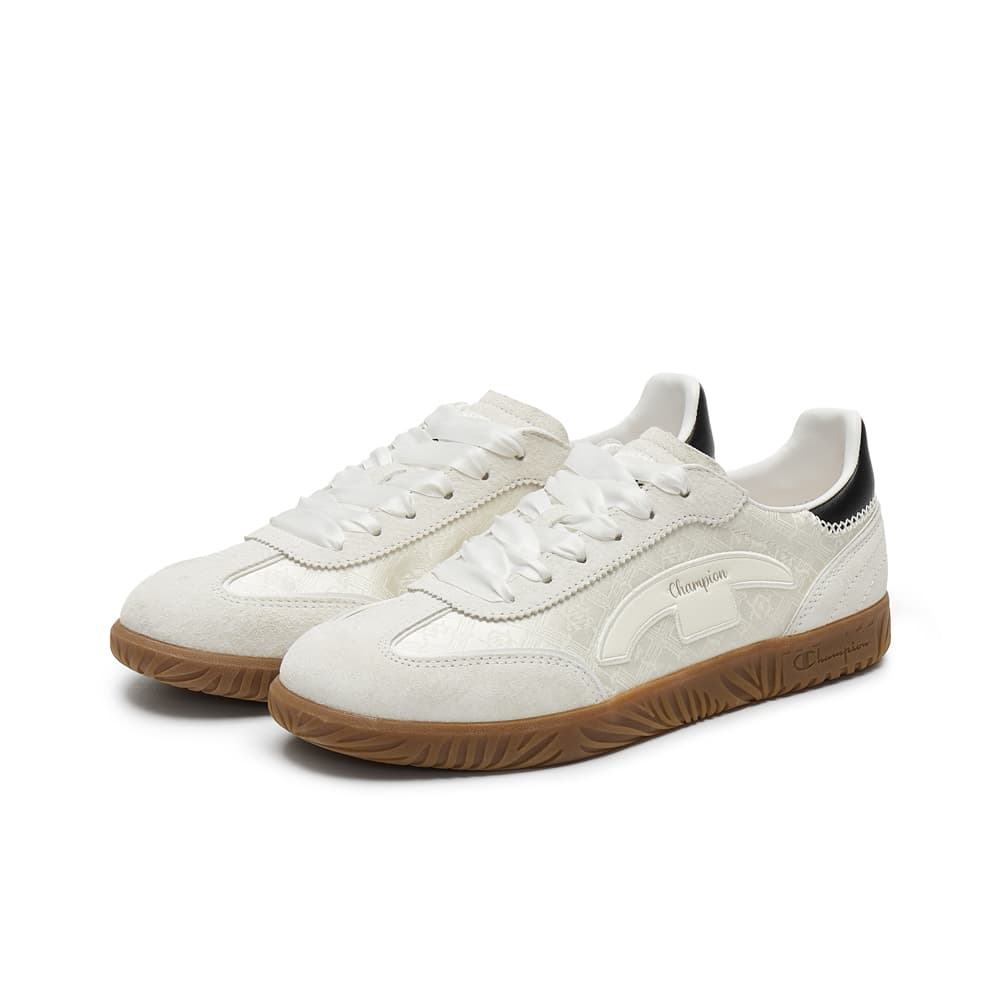 Кроссовки Champion T Trainers 2,0 Balance Низкие Скейтборд Обувь Женская Молочно-белый Черный - изображение 3