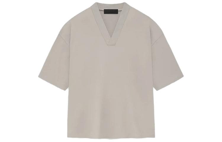 Футболка Fear of God Essentials FW23 V-Neck VT Silver Cloud - изображение 1