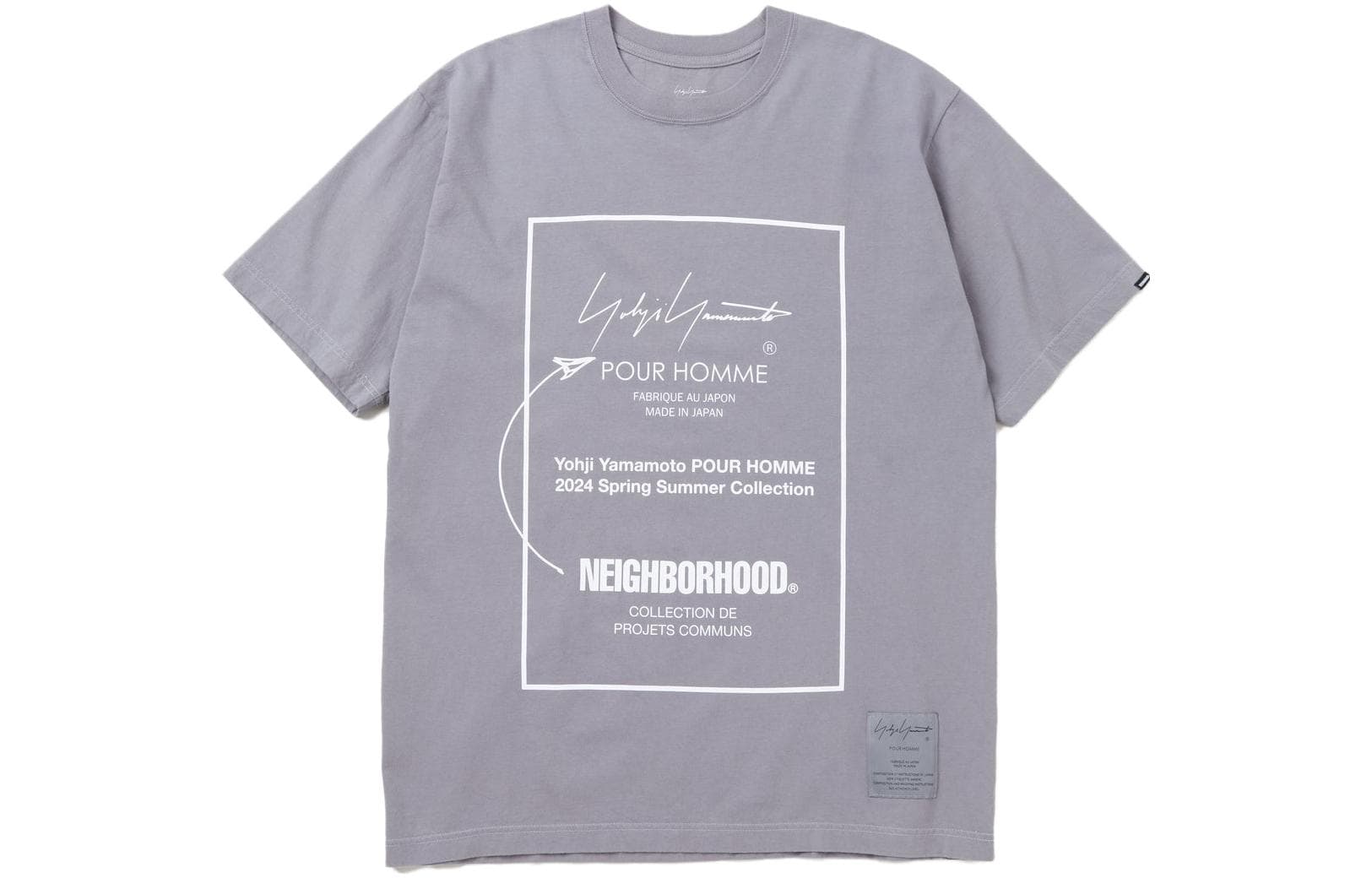 Футболка Yohji Yamamoto x NEIGHBORHOOD FW23T - изображение 3