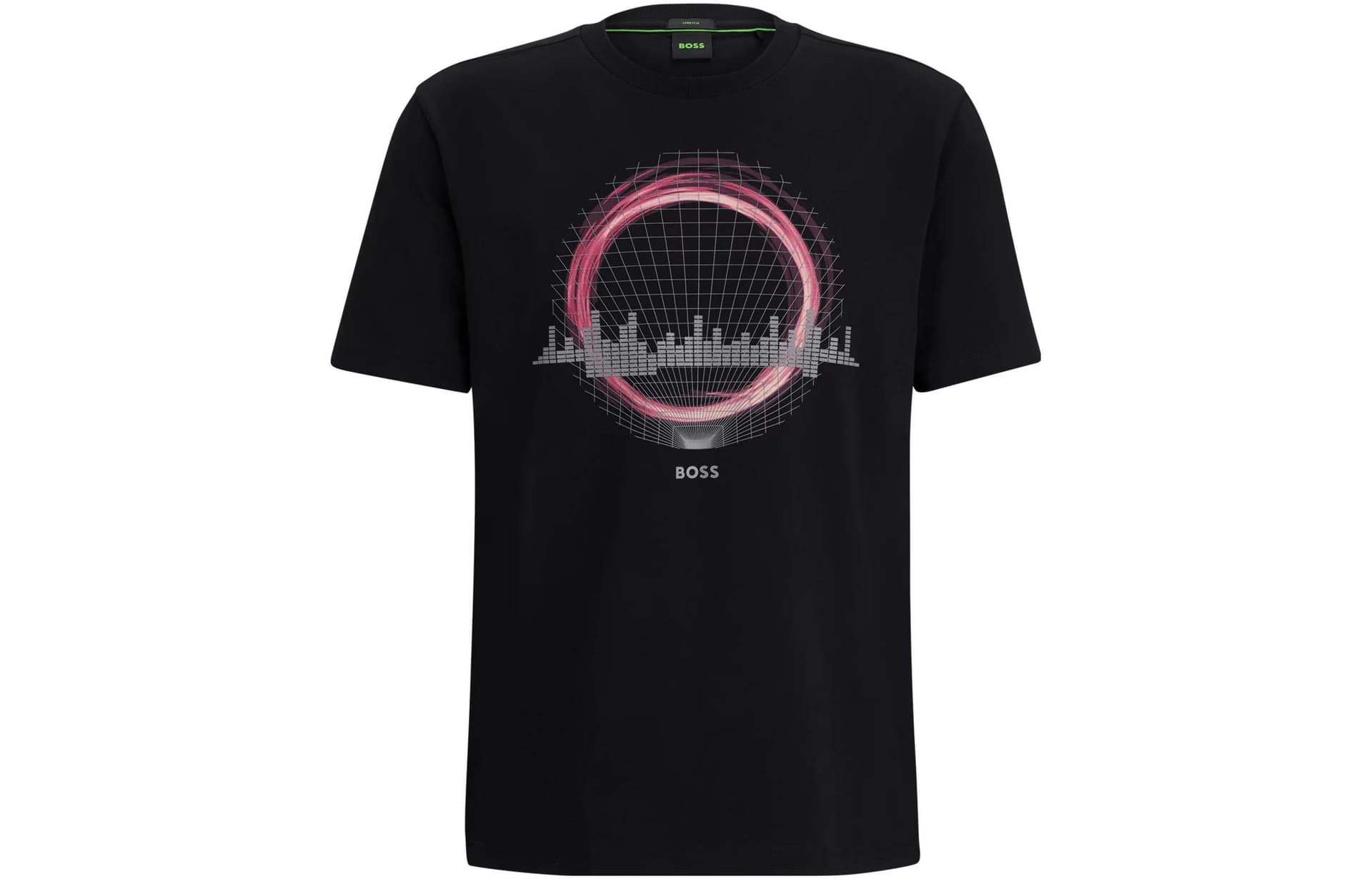 Футболка HUGO BOSS FW23 Stretch-Cotton Regular-Fit T-Shirt With Seasonal Artwork T - изображение 1