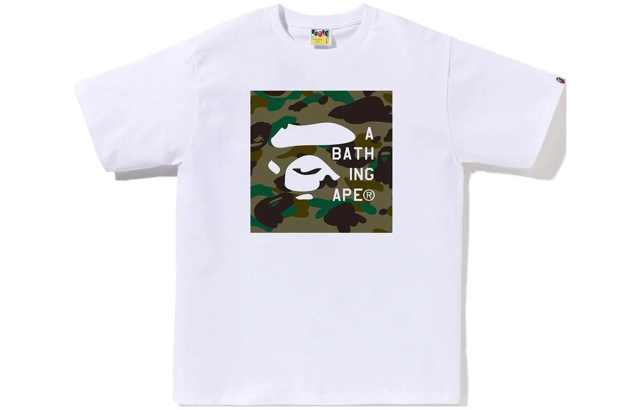 Футболка A BATHING APE SS24 T Рубашка Унисекс Белая - изображение 1