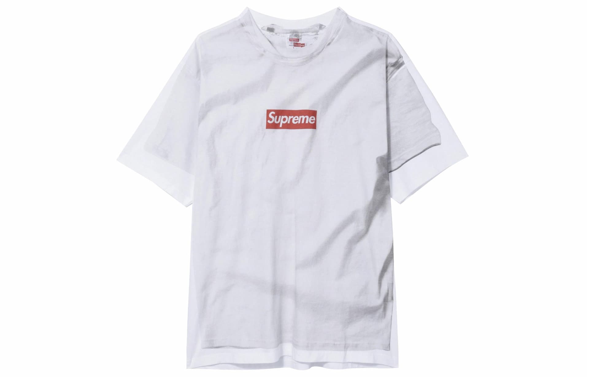 Футболка Supreme x MM6 Maison Margiela Box Logo Tee