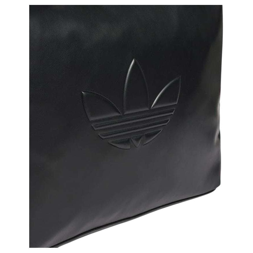 Мини-сумка Adidas Originals Полиуретан Сумка-тоут Сумка для покупок Сумка через плечо Унисекс Черная - изображение 4