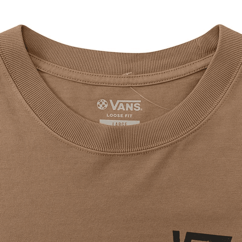 Футболка Vans Mte Goshawk LS Tee T Рубашка Мужская Коричневая - изображение 3