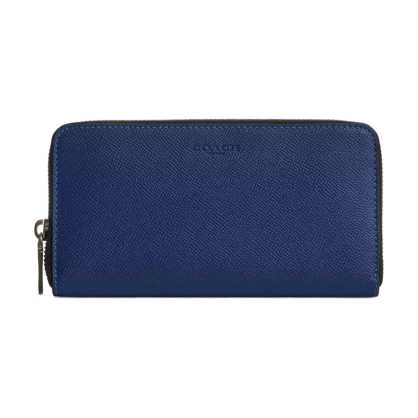 Кошелек COACH Аккордеонный кошелек из кожи мужской темно-синий - изображение 1