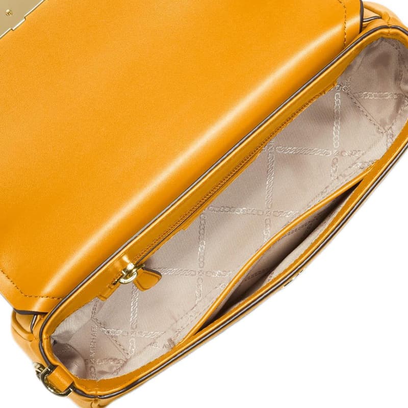 Сумка MICHAEL KORS Паркер Коровья кожа Конверт Сумка Сумка Сумка через плечо Средняя Женская Шафран - изображение 3