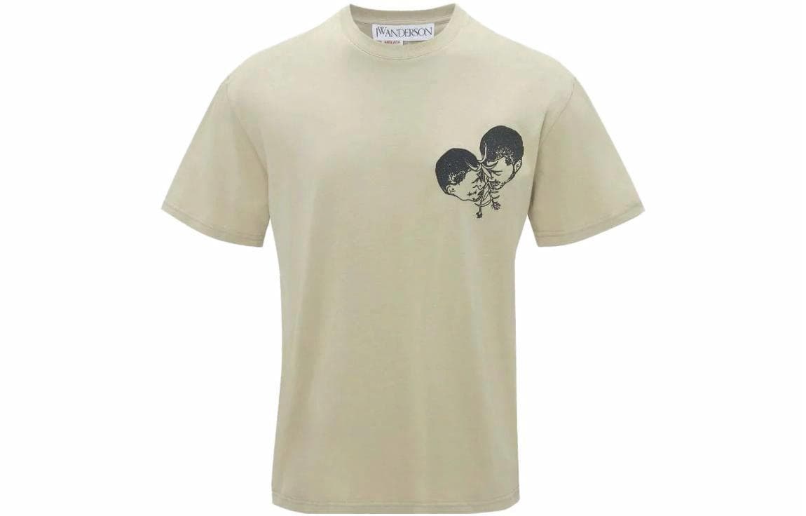 Футболка JW Anderson Embroidered T-Shirt - Pol Anglada Artwork T