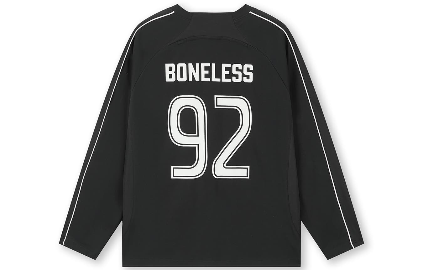 Футболка BONELESS BLACK Мужская футболка с коротким рукавом - изображение 2