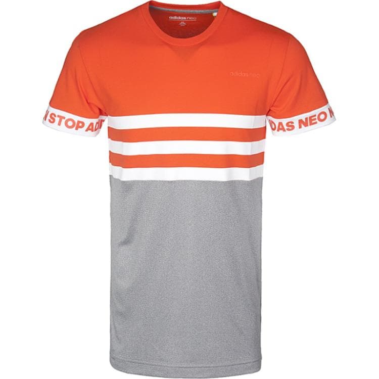 Футболка Adidas Neo T Рубашка Мужская Желтая - изображение 1
