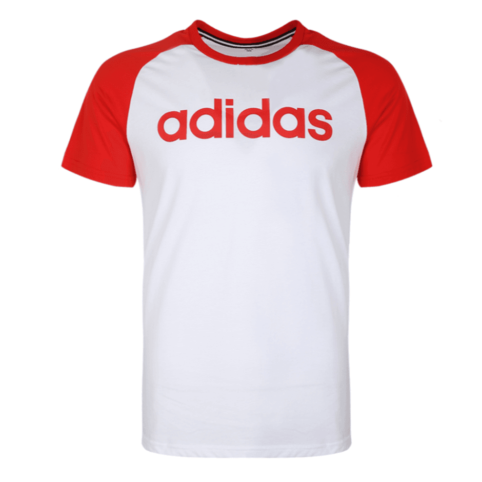 Футболка Adidas Neo Y CE T Рубашка Мужская Белая Красная - изображение 1