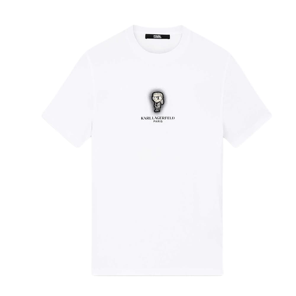 Футболка KARL LAGERFELD T-рубашка мужская белая - изображение 1