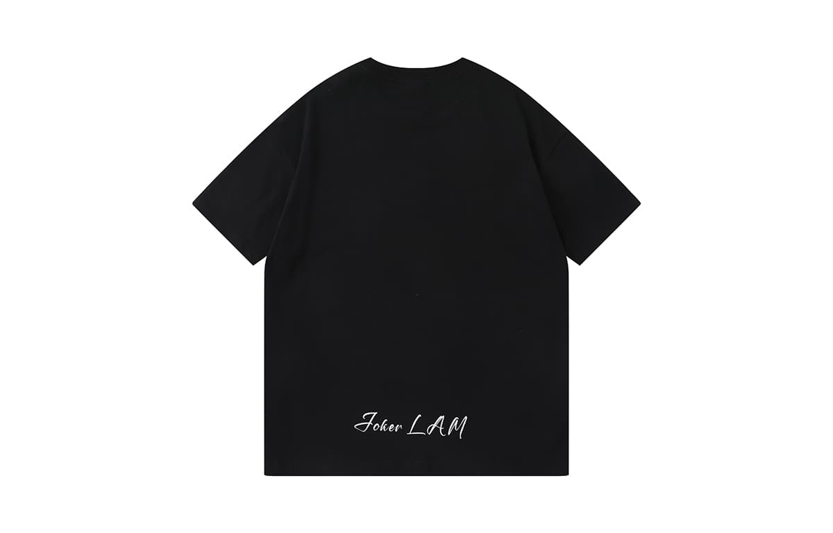 Футболка LAMLICKA Черный Унисекс T-рубашки - изображение 2