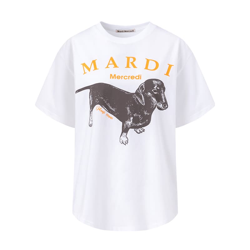 Футболка MARDI MERCREDI Dachshund Puppy Унисекс Футболки - изображение 1