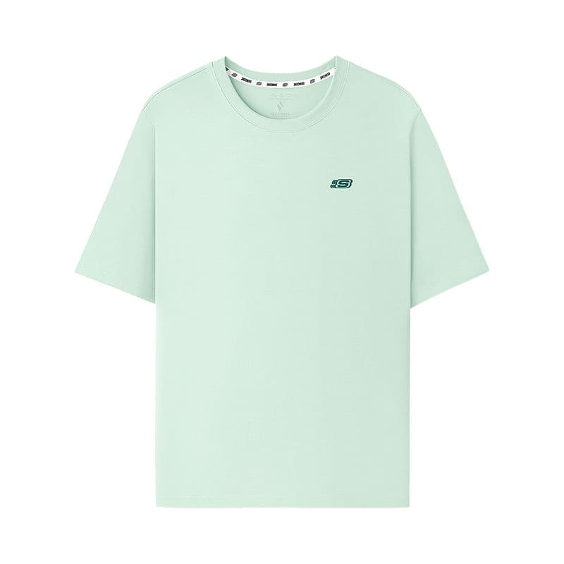 Футболка Skechers T-Shirt Унисекс Лилия Зеленый - изображение 1