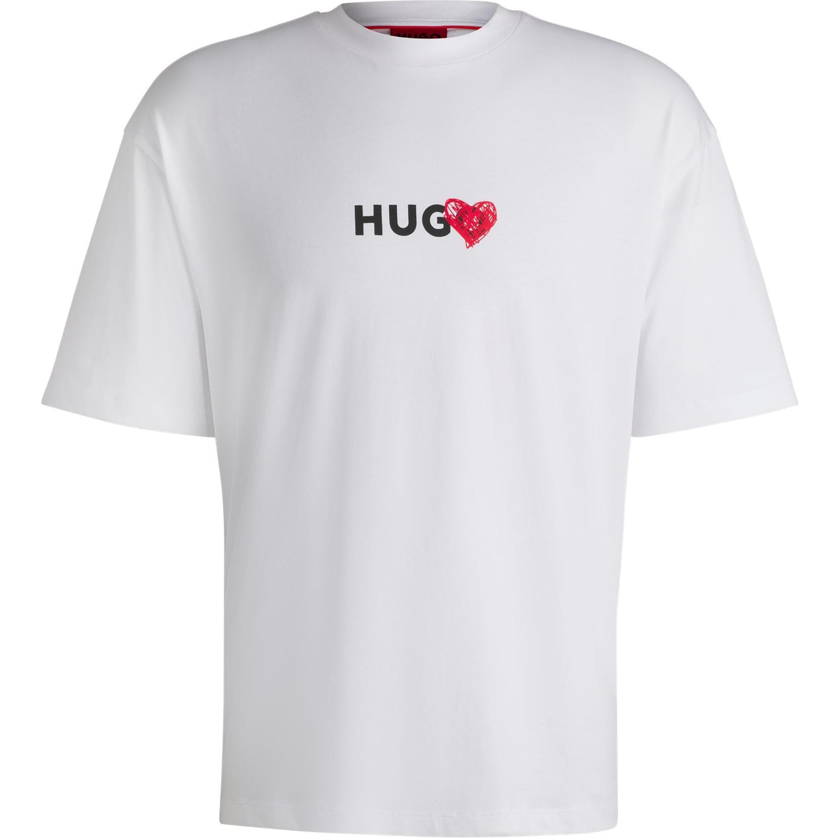 Футболка HUGO BOSS FW24 T Рубашка Унисекс Белая - изображение 1