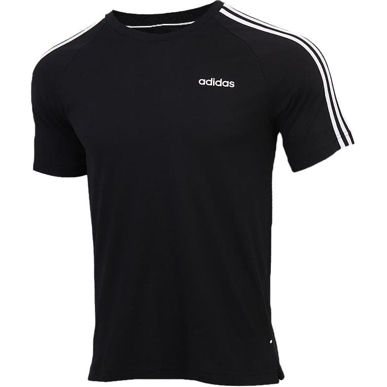 Футболка ADIDAS NEO Мужские Черные T-рубашки - изображение 1