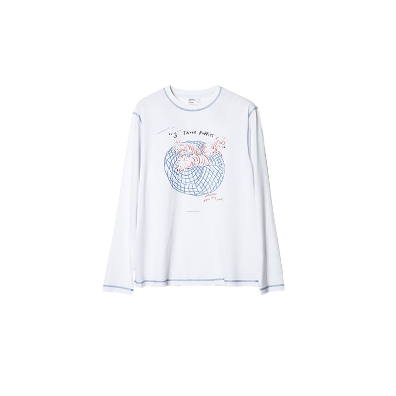Футболка ROARINGWILD T-Shirt Унисекс Белый - изображение 1