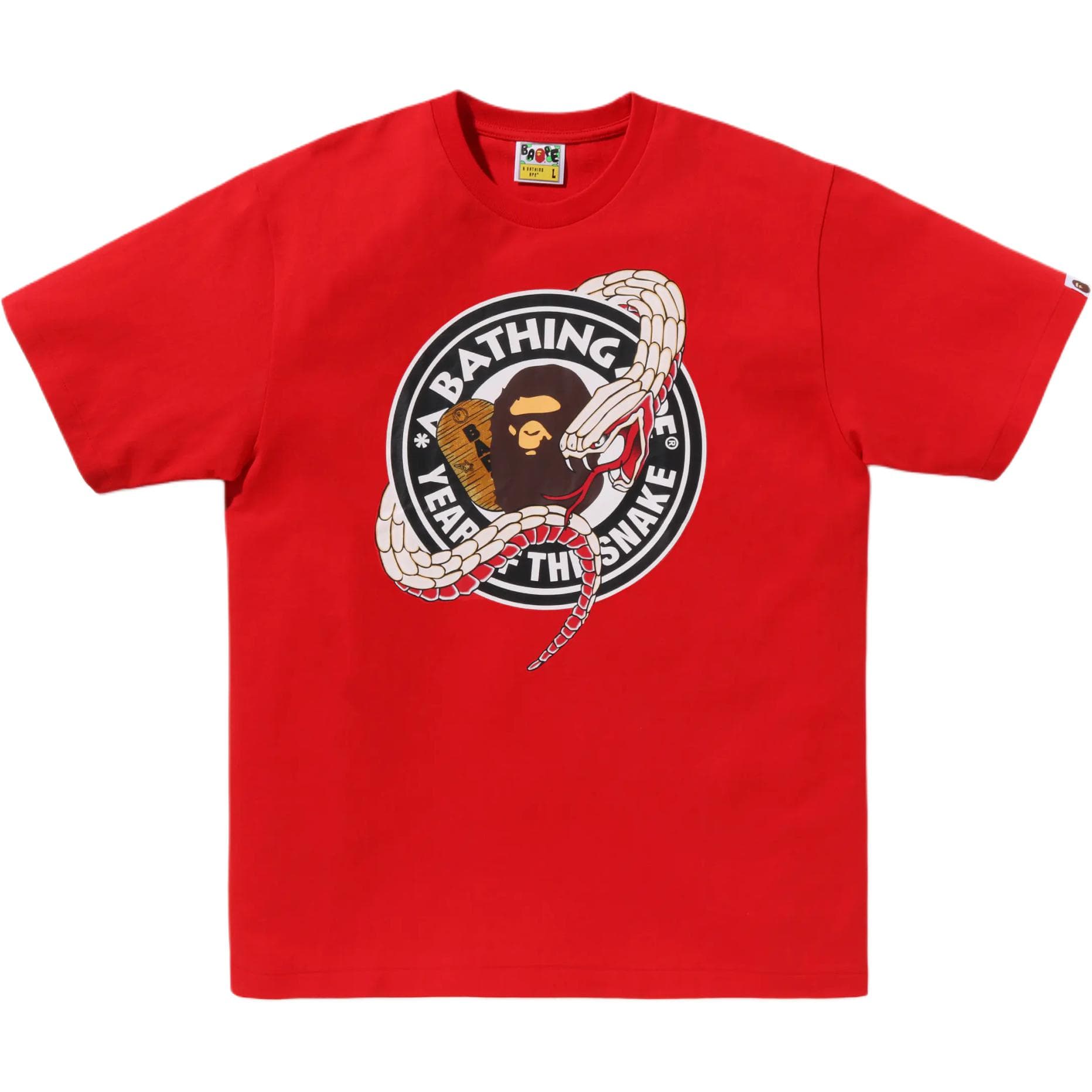 Футболка A BATHING APE Коллекция Year of The Snake T-рубашка Унисекс - изображение 1