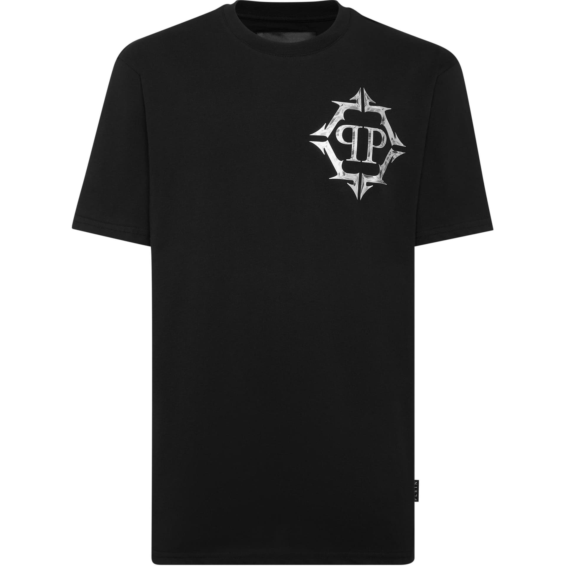 Футболка PHILIPP PLEIN FW24 T Рубашка Мужская Черная - изображение 1