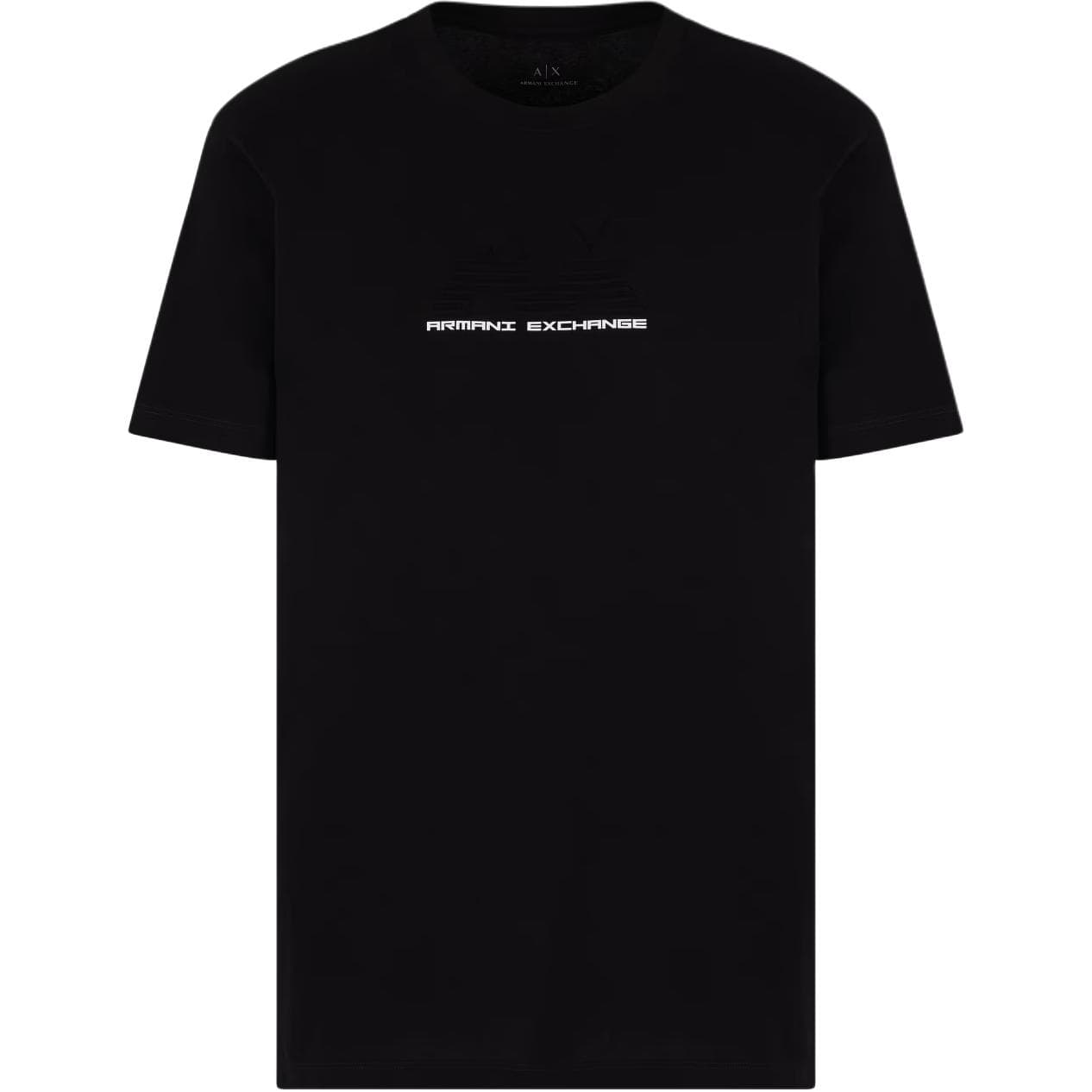 Футболка ARMANI EXCHANGE AE T Рубашка Стандартного Кроя Мужская Черная - изображение 1
