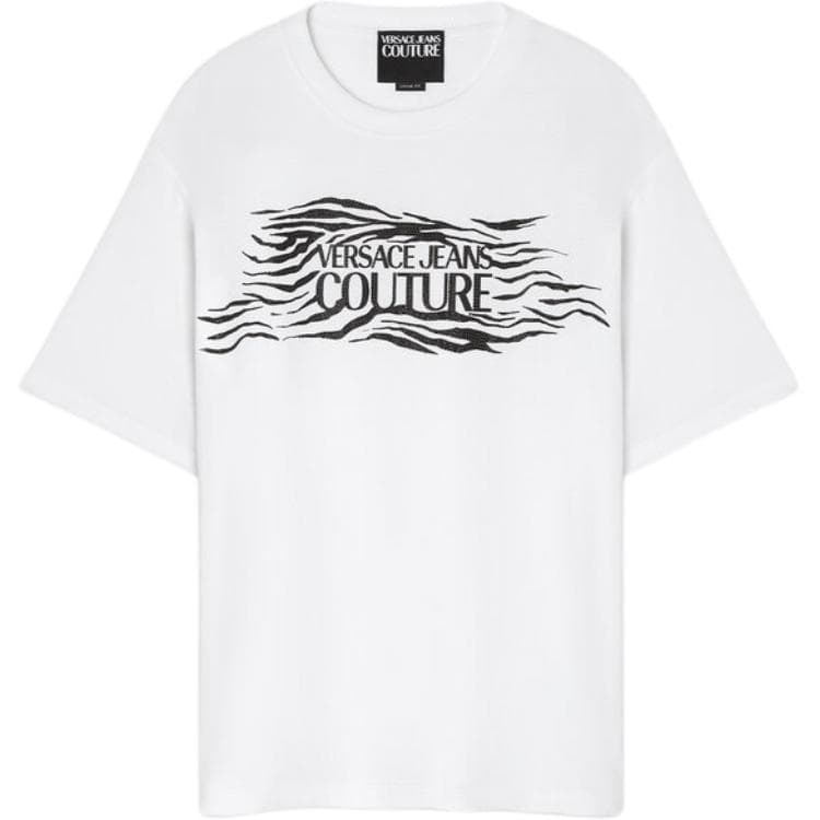 Футболка VERSACE JEANS COUTURE T-Рубашка Мужская Белая - изображение 1