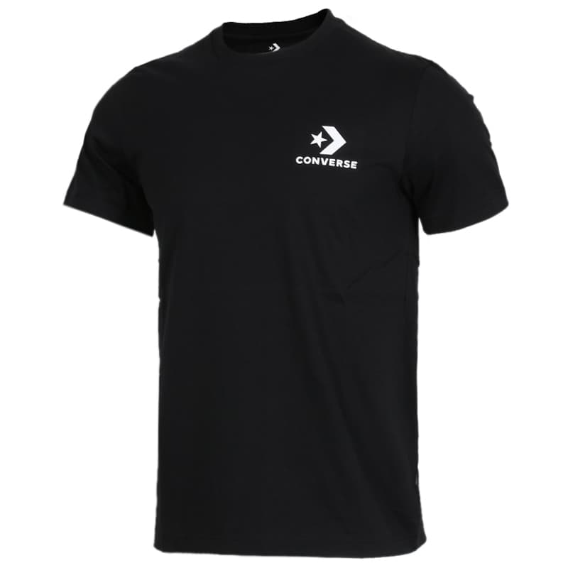 Футболка Converse Star CHEVRON T Рубашка Мужская Черная - изображение 1