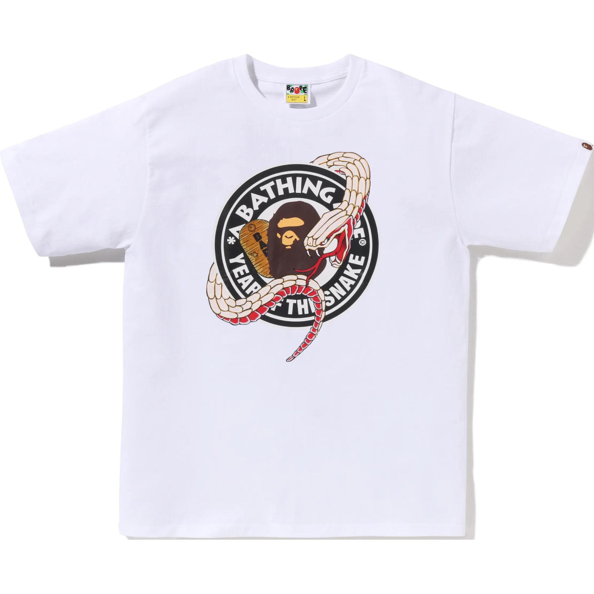 Футболка A BATHING APE Коллекция Year of The Snake T-рубашка Унисекс - изображение 3