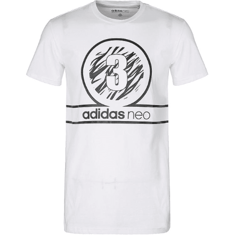 Футболка Adidas Neo Белый Мужской T-Рубашки - изображение 1