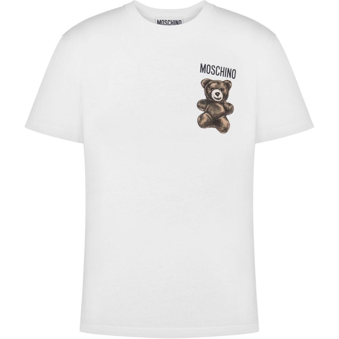 Футболка MOSCHINO Белая Мужская T-Рубашка - изображение 1