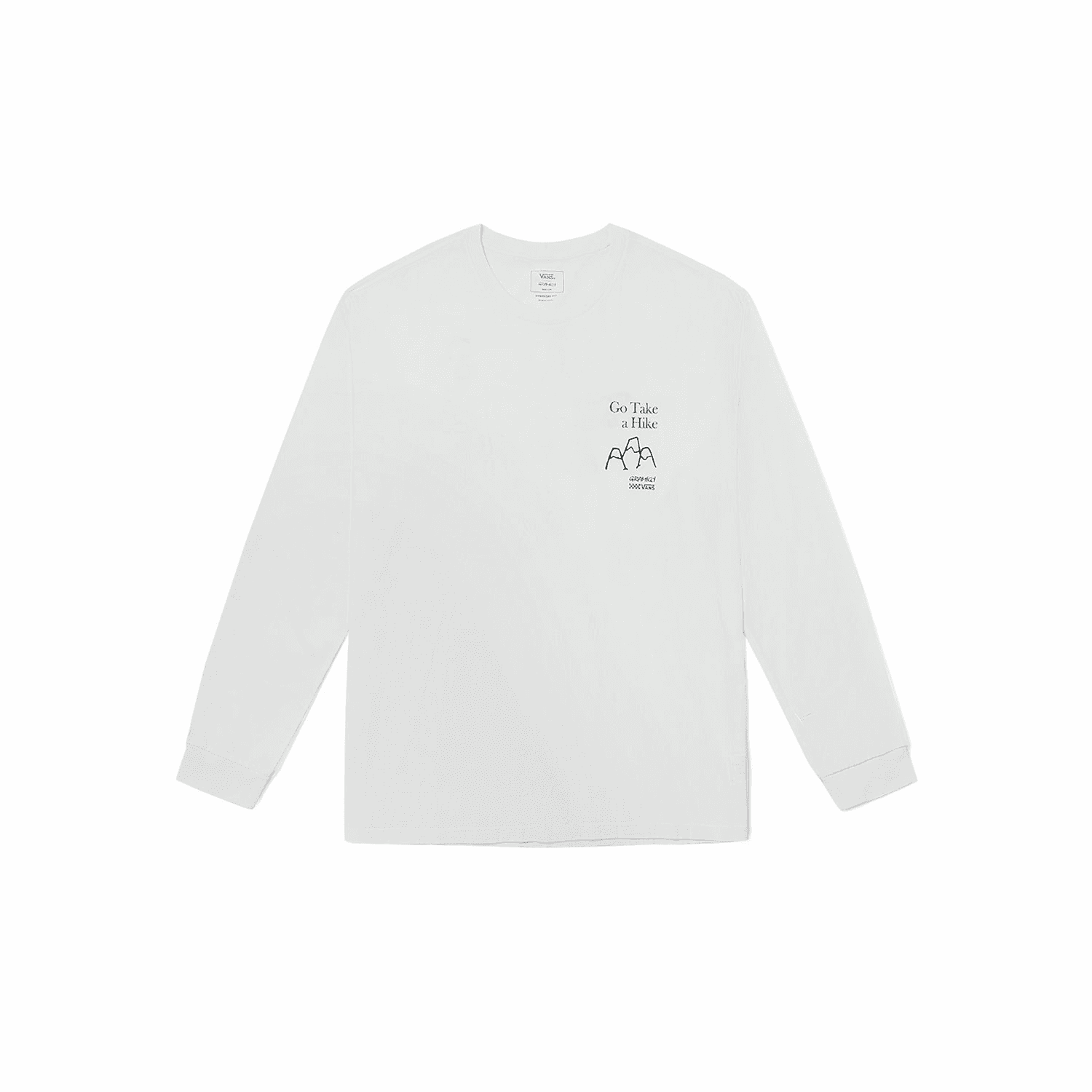 Футболка Vans X Gramicci TEE LS T-Shirt Унисекс Белая - изображение 1