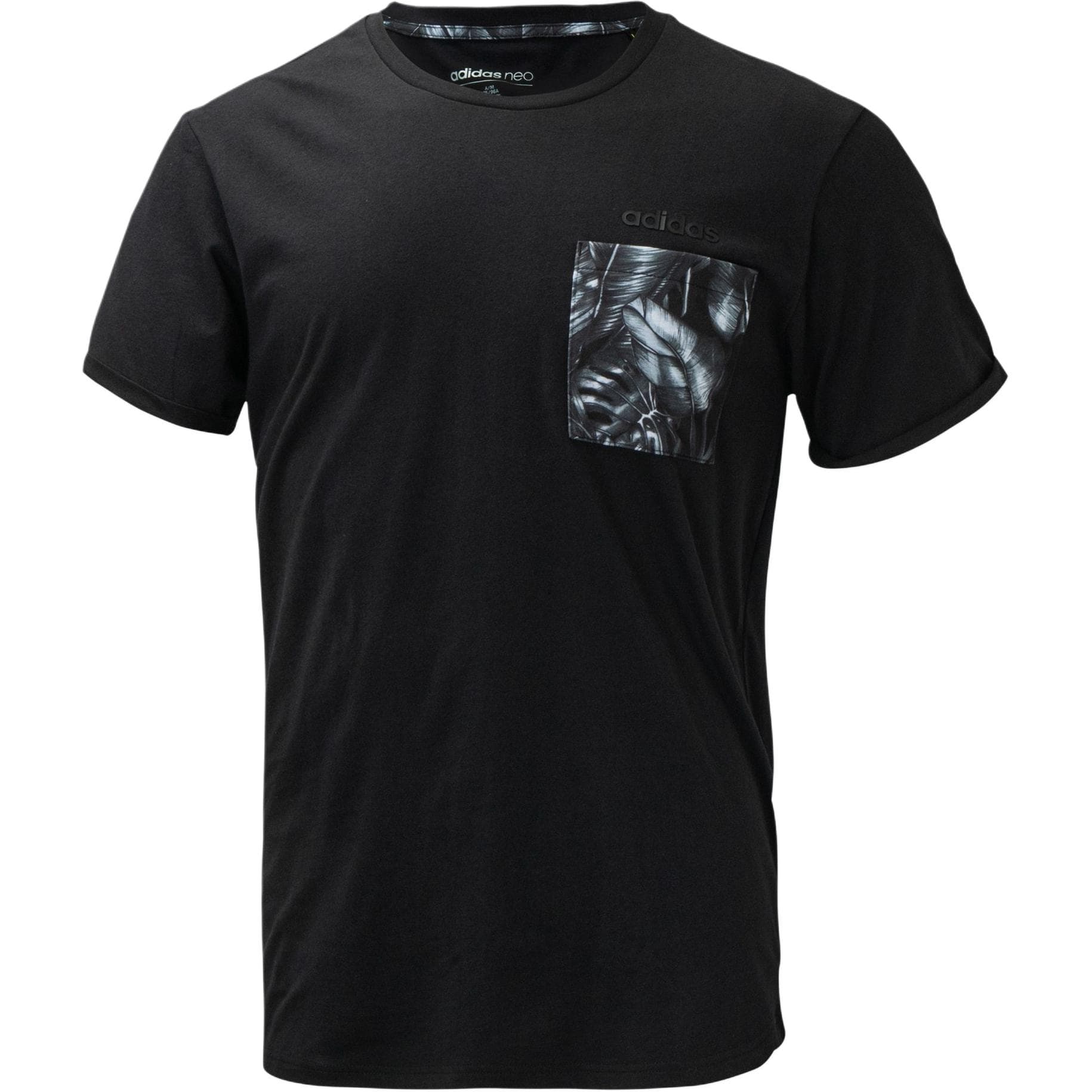 Футболка ADIDAS NEO Y Fav Tee ART 2 T Рубашка Мужская Черная - изображение 1