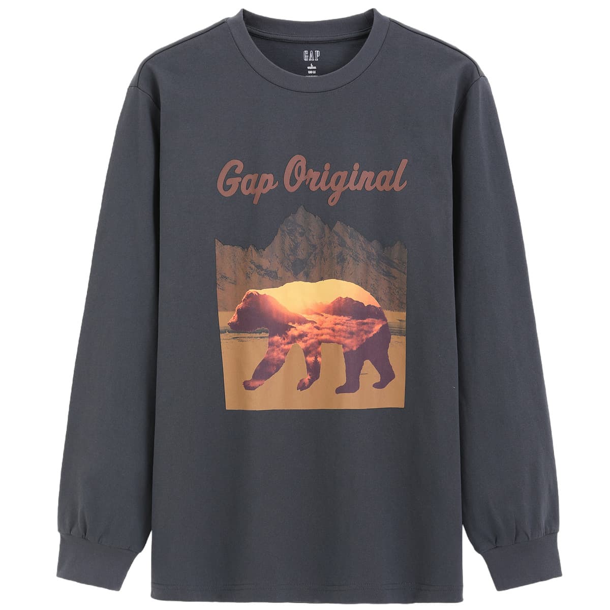 Футболка GAP Разборный обруч T Рубашка Свободный крой Повседневный Топ Мужской - изображение 1