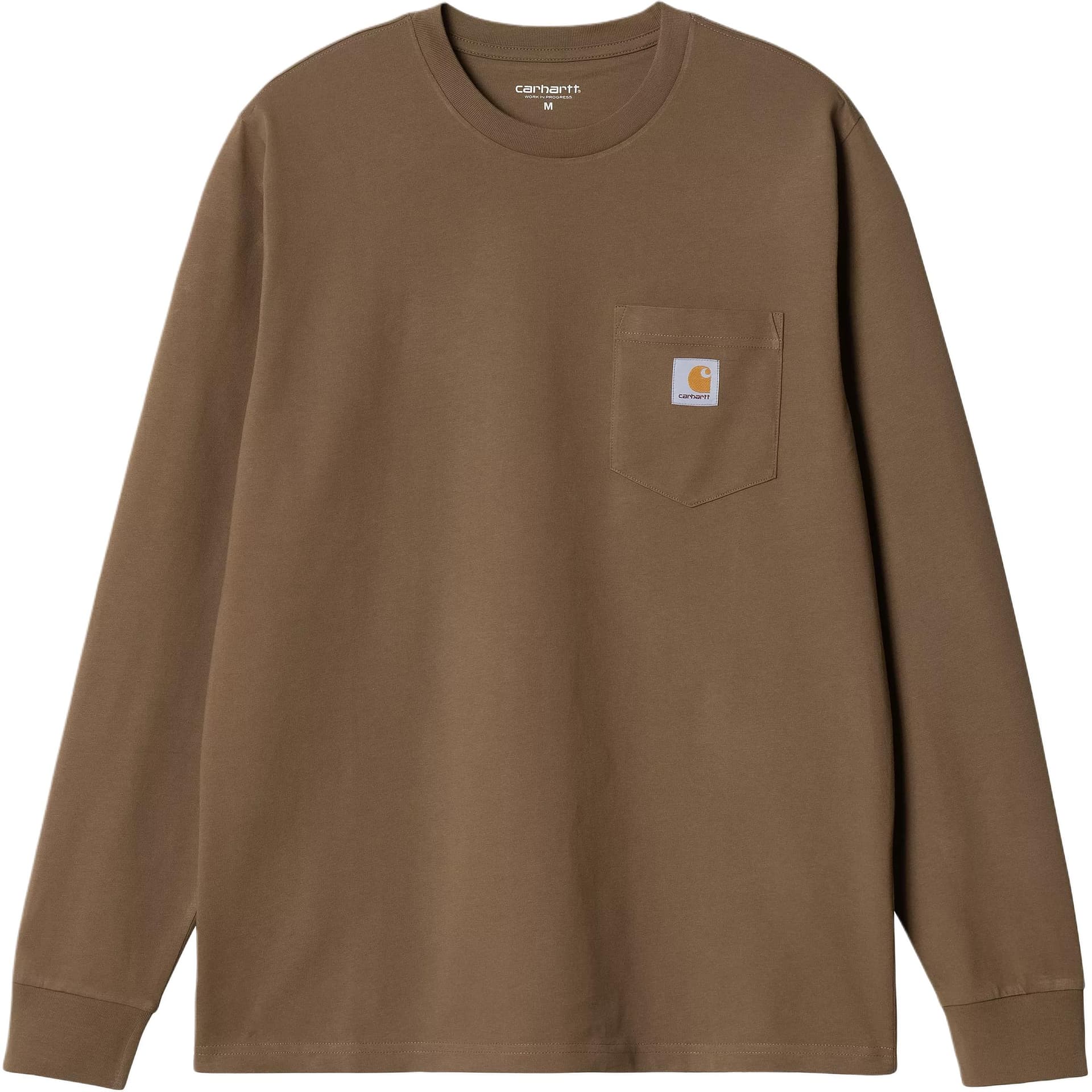 Футболка Carhartt WIP SS25 Коричневый Мужской T-Рубашки - изображение 1
