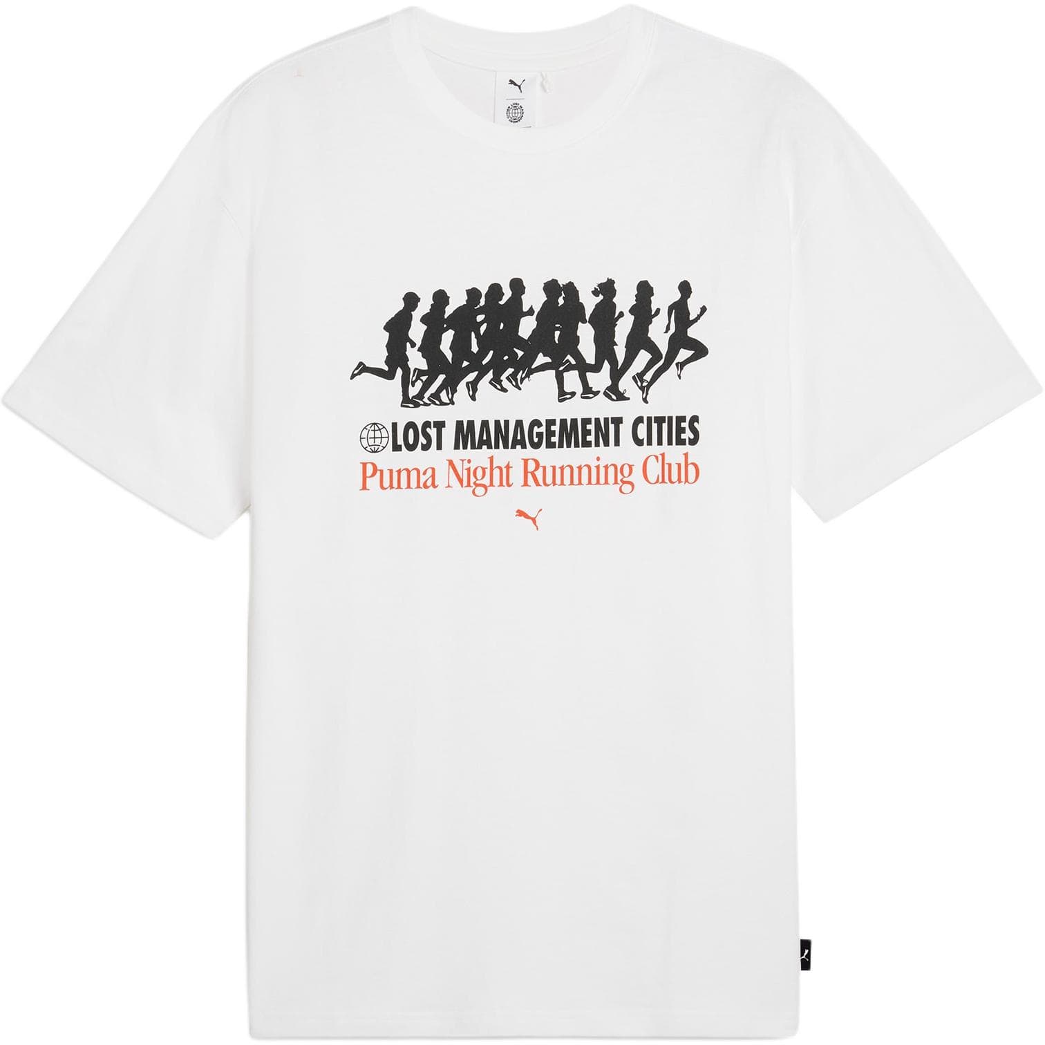Футболка PUMA X LMC Graphic FW24 T-Shirt Мужская Белая - изображение 1