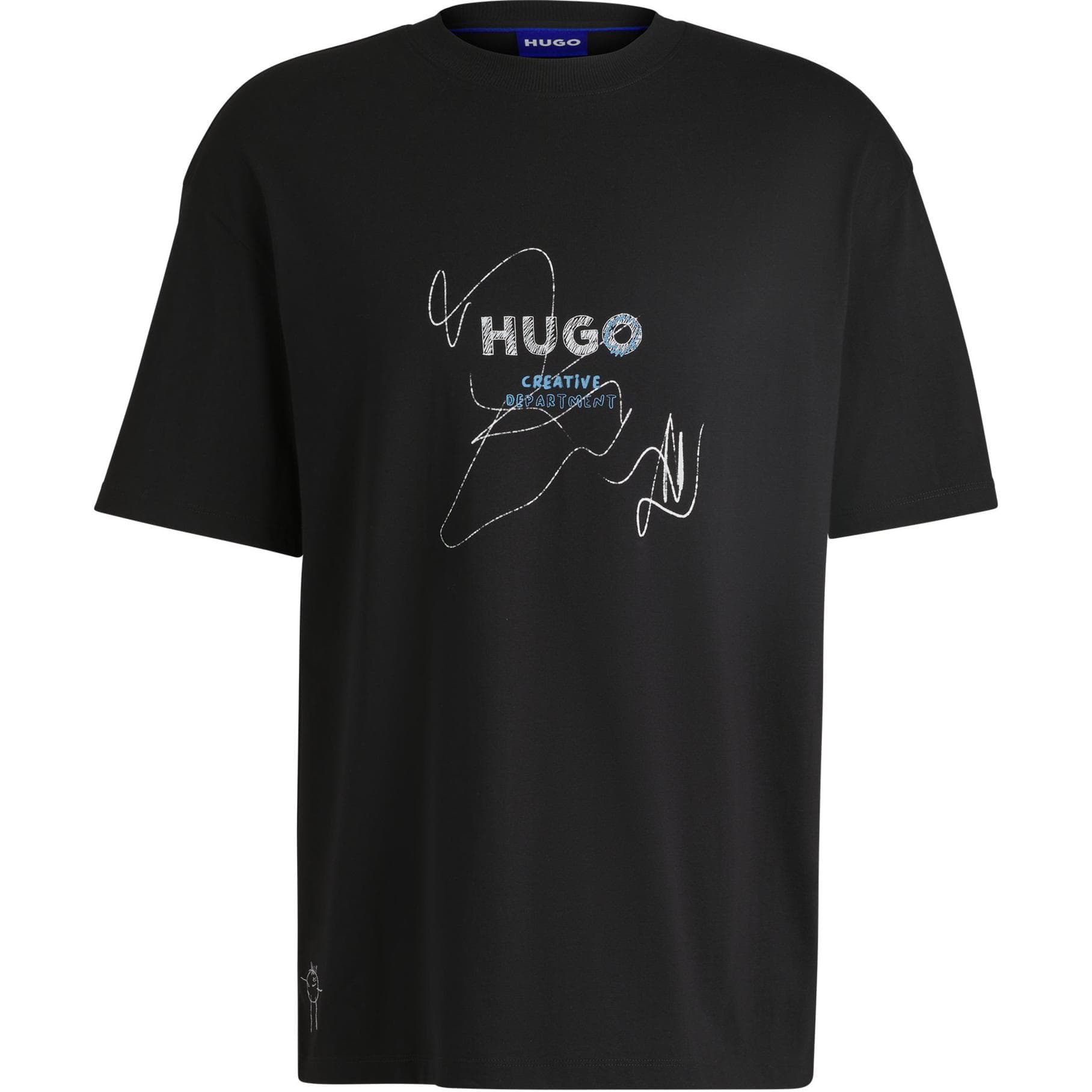 Футболка HUGO BOSS FW24 T Рубашка Мужская Черная - изображение 1