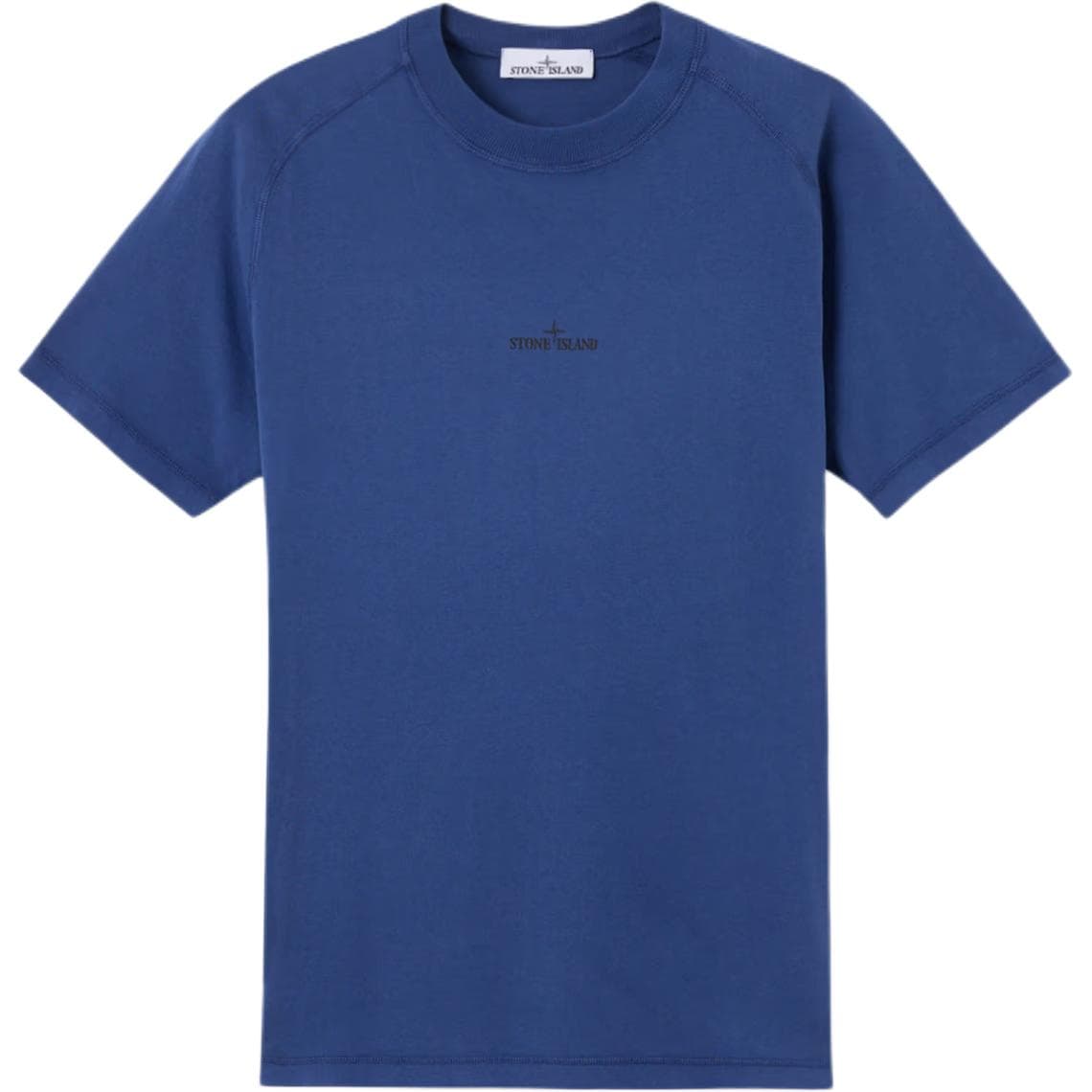 Футболка STONE ISLAND T-Рубашка Мужская Морской Синий - изображение 1
