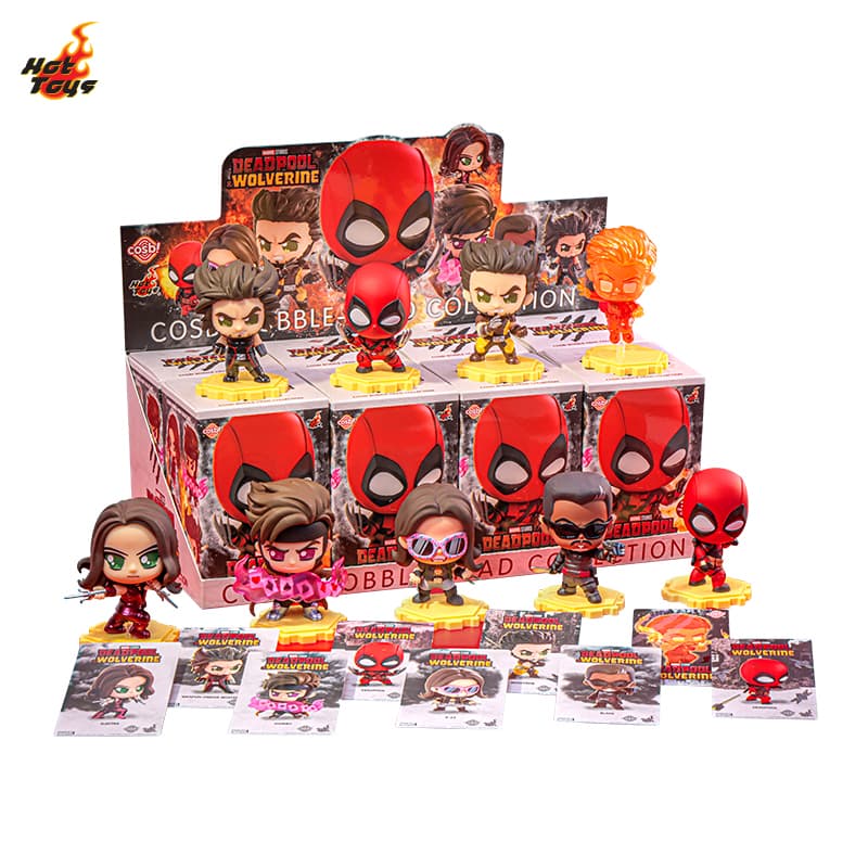 Фигурка Hot Toys COSBI Дэдпул Росомаха Вторая Атака Слепые Коробки 1 Слепой Бокс Цельная Коробка 8 Штук - изображение 2