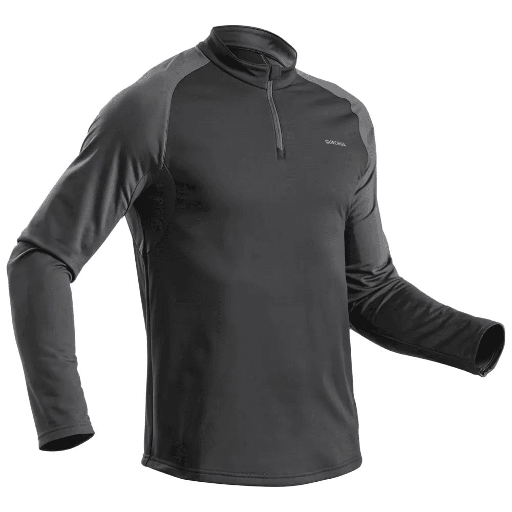 Футболка DECATHLON SH100 T Рубашка Мужская Черная - изображение 1