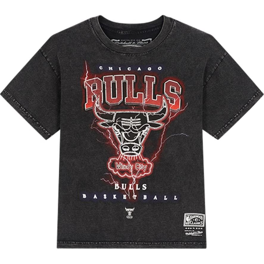 Футболка Mitchell Ness Mitchell Ness NBA Chicago Bulls Черный Унисекс Футболки - изображение 1