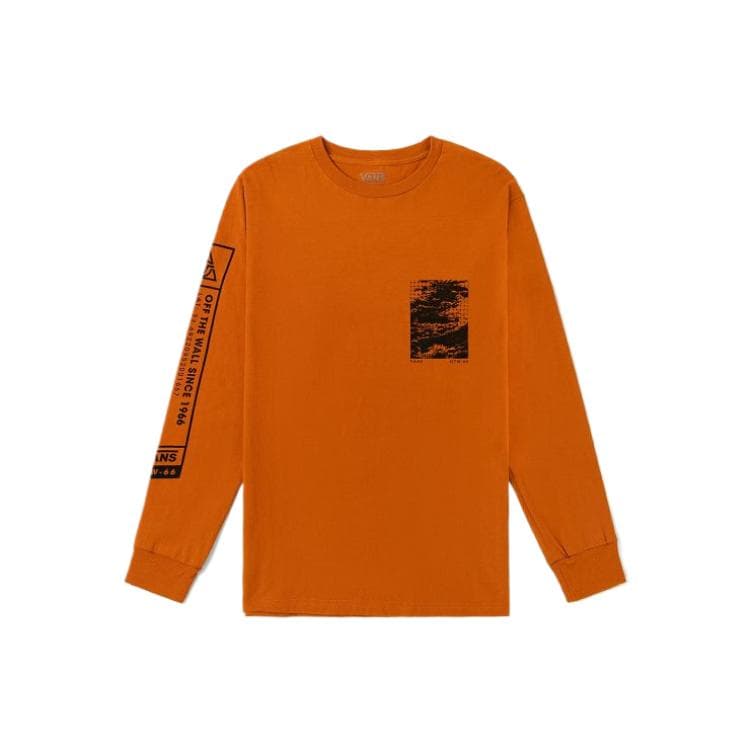 Футболка Vans TEE LS T-Shirt Унисекс Оранжевый - изображение 1