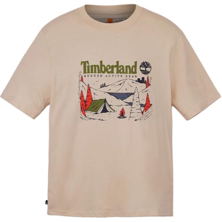 Футболка Timberland T Рубашка Мужская Светло-Коричневая - изображение 1