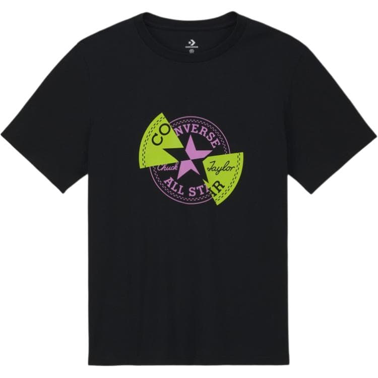 Футболка Конверс Majica Distorted Patch T-Shirt Мужская Черная - изображение 1