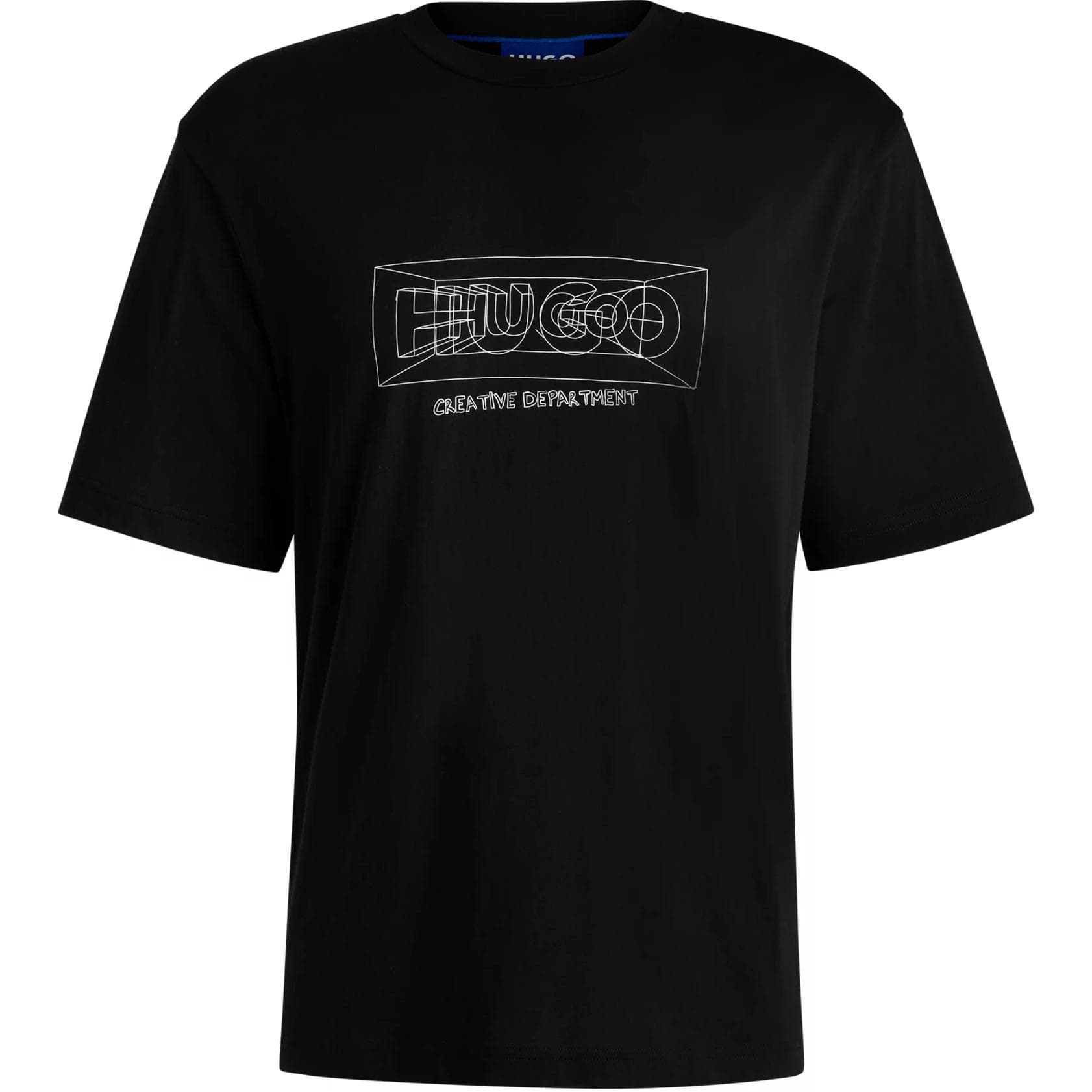 Футболка HUGO BOSS Мужские Черные Футболка - изображение 1