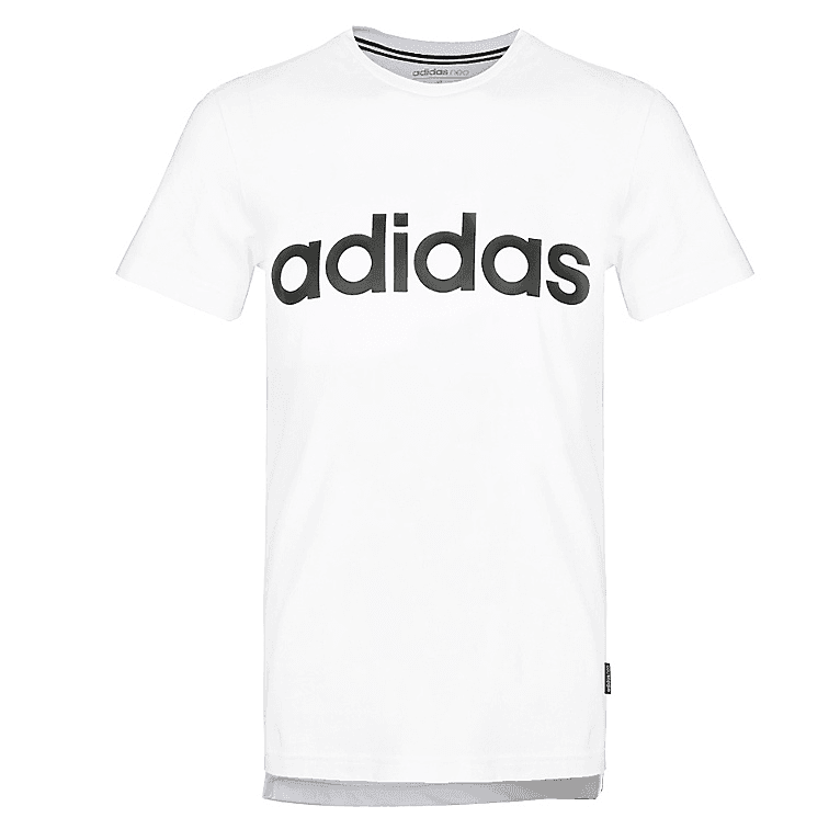 Футболка Adidas Neo MC T Рубашка Мужская Белая - изображение 1
