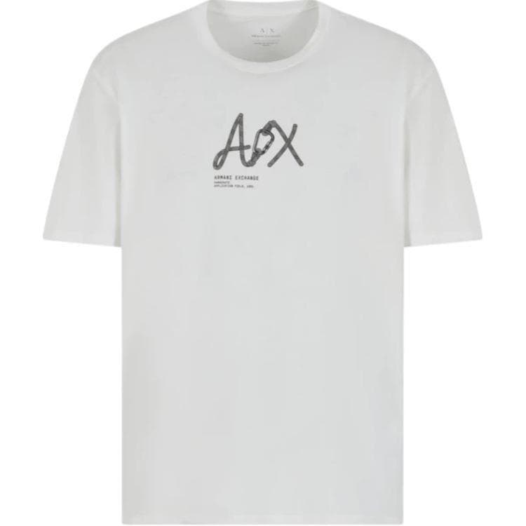 Футболка ARMANI EXCHANGEAE SS25 T Рубашка Мужская Белая - изображение 1