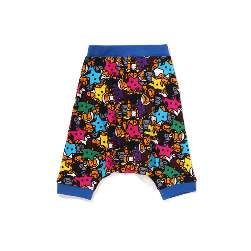 A BATHING APE Спортивные трикотажные брюки SS25 Многоцветный MLX Детский - изображение 2