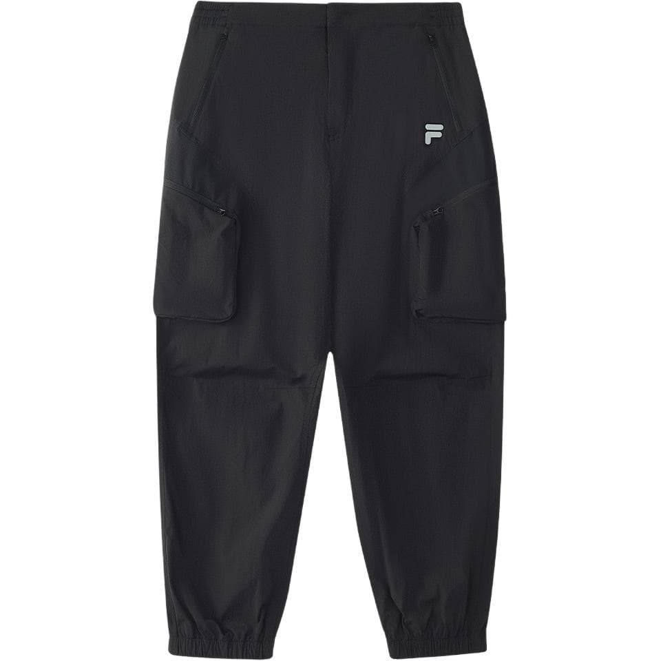 Штаны FILA FUSION URBAN TECHFILA FUSION X SS25 Спортивные трикотажные брюки Мужской Глубокий черный - изображение 1