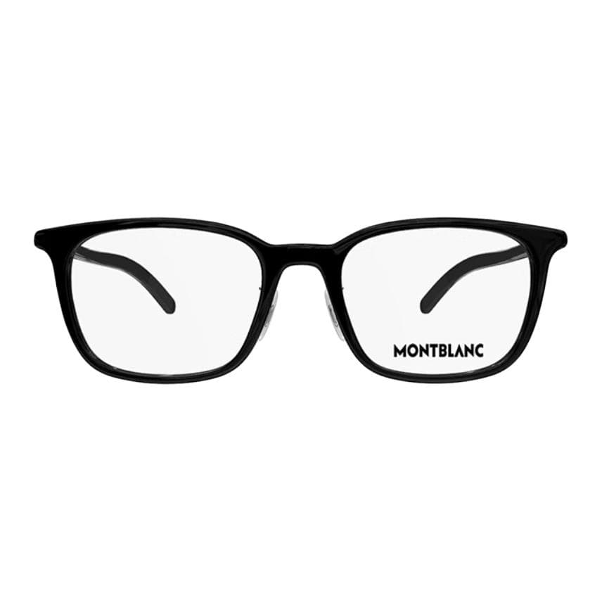 Оправа MONTBLANC Пластиковая оправа квадратная унисекс черная - изображение 2