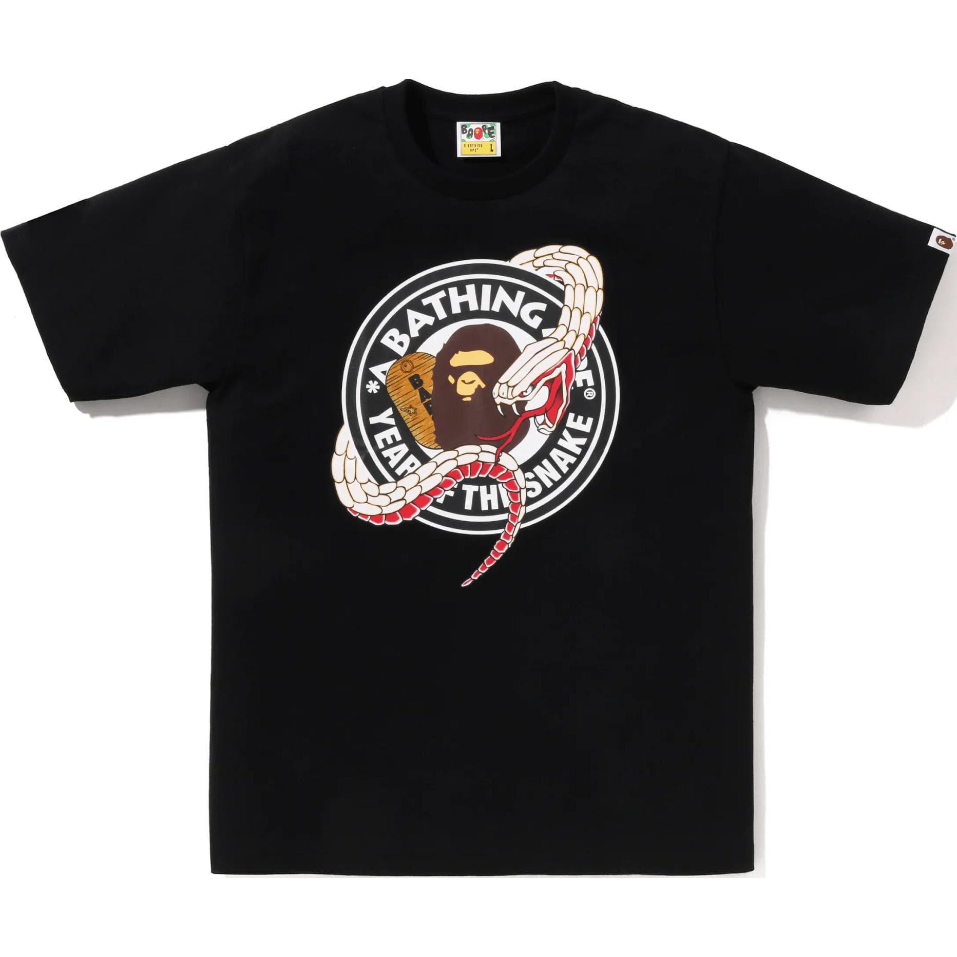 Футболка A BATHING APE Коллекция Year of The Snake T-рубашка Унисекс - изображение 2
